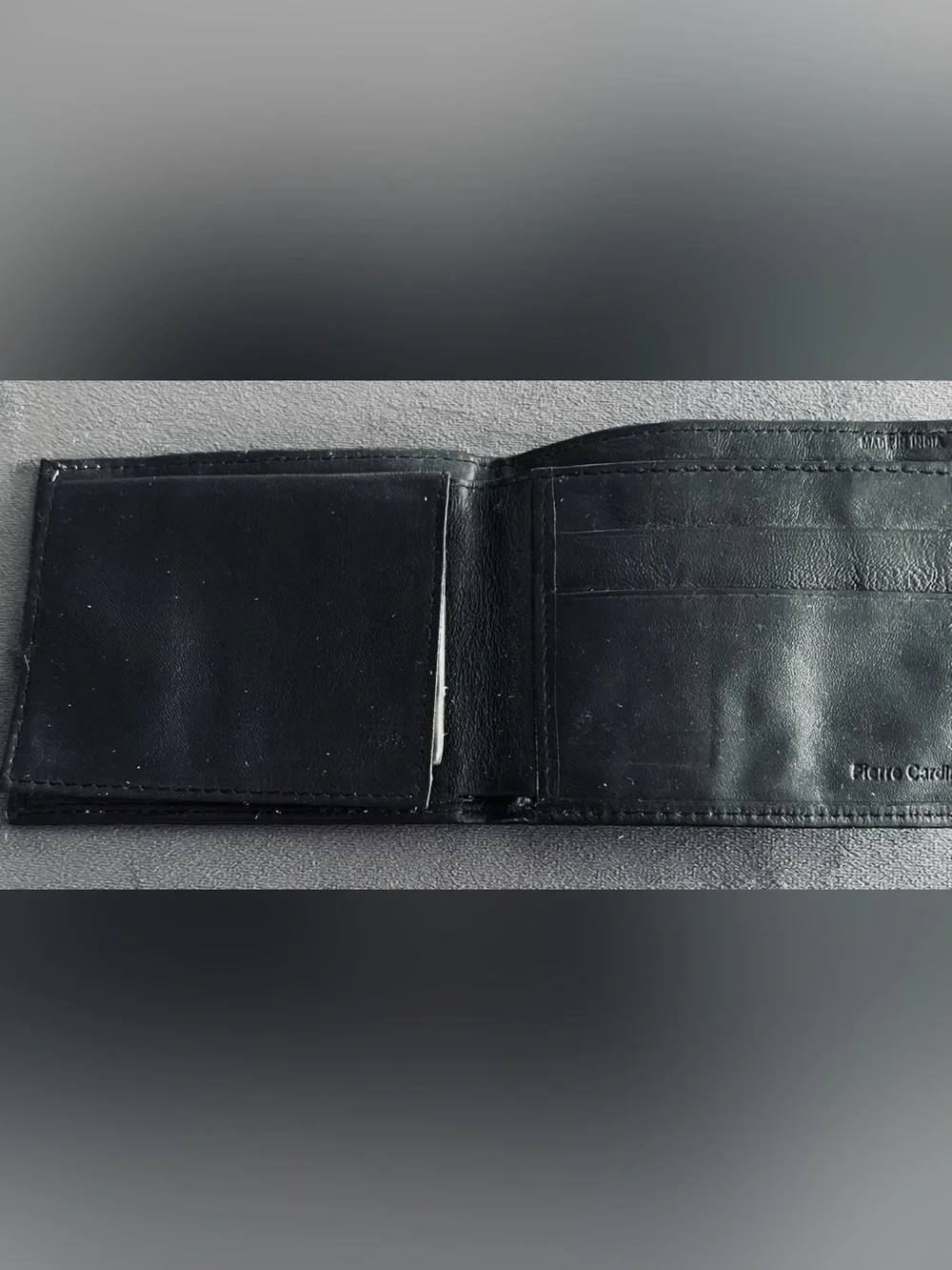 Vintage Pierre Cardin Bifold Wallet Mens Leather/NWT